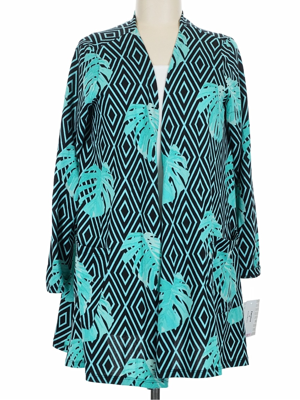 Lularoe Tropical Leaf Caroline XL - Picture 3 of 6